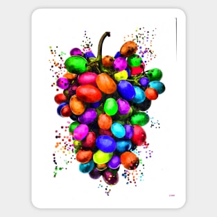 Grape Colored Sticker